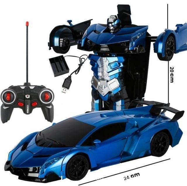 Shape-Shifting Robot Vehicle with Wireless Controller – Dual-Mode Action Figure and Sports Racer | Thomler