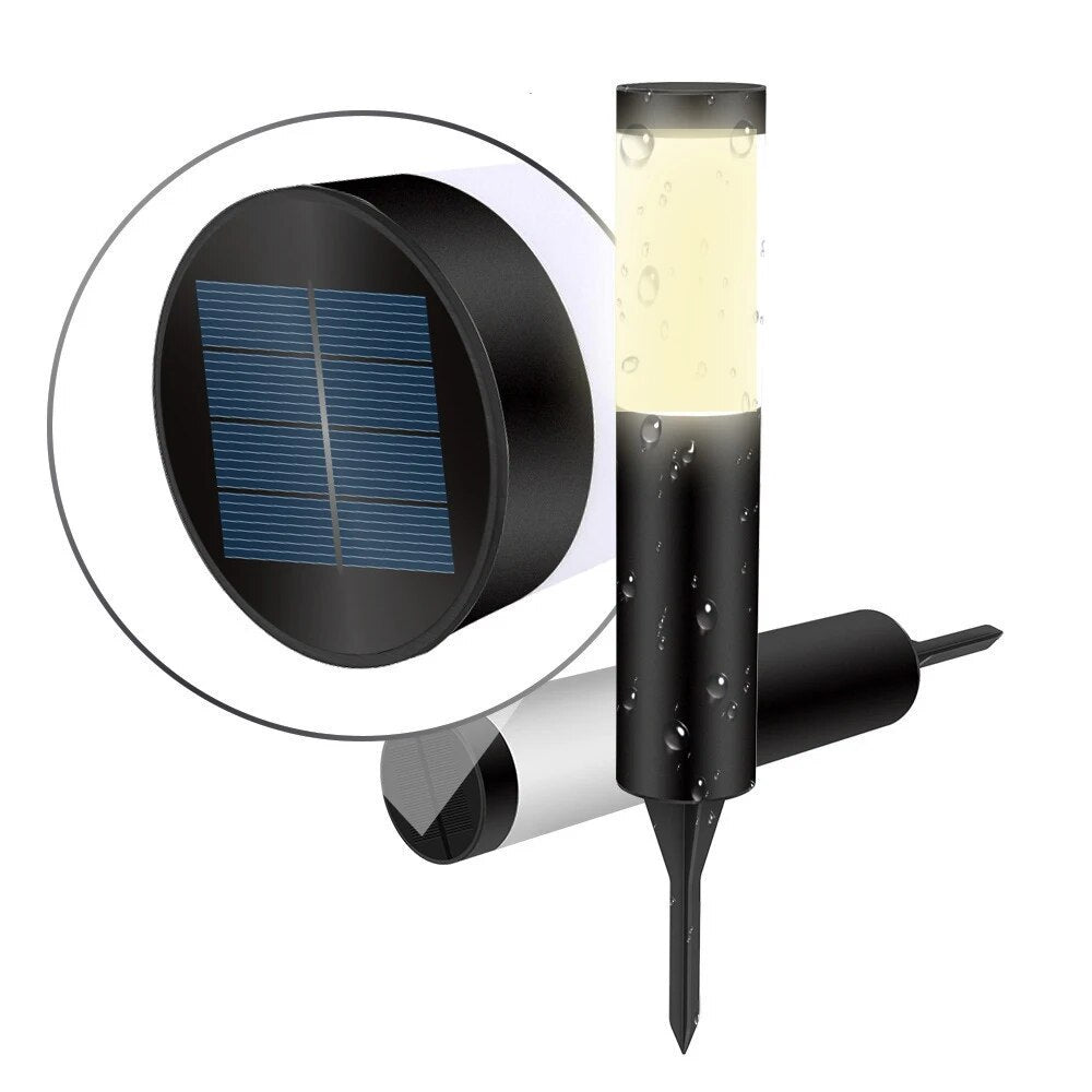 Stainless Steel Solar Lawn Stake Light Outdoor Pathway Marker with Auto Dusk Sensor Waterproof Garden Landscape Lighting for Walkway Yard | Thomler