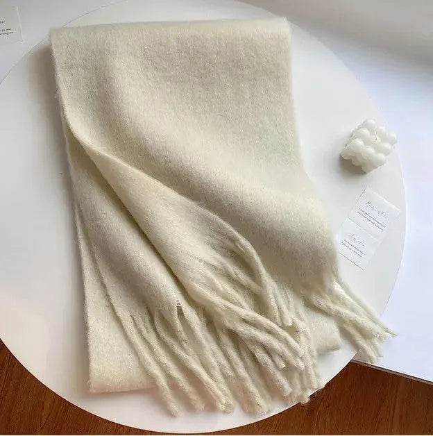 Premium Cashmere Winter Scarf – Ultra-Soft Oversized Wrap for Women, 10 Colors, 94 Inch Length | Thomler