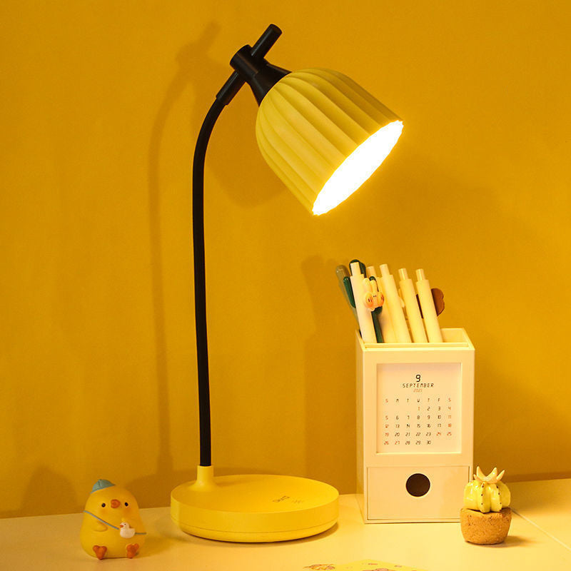 Adjustable LED Desk Lamp with Dimmer | Modern Minimalist Task Lighting for Home Office & Bedside | Touch Control Reading Light | Thomler