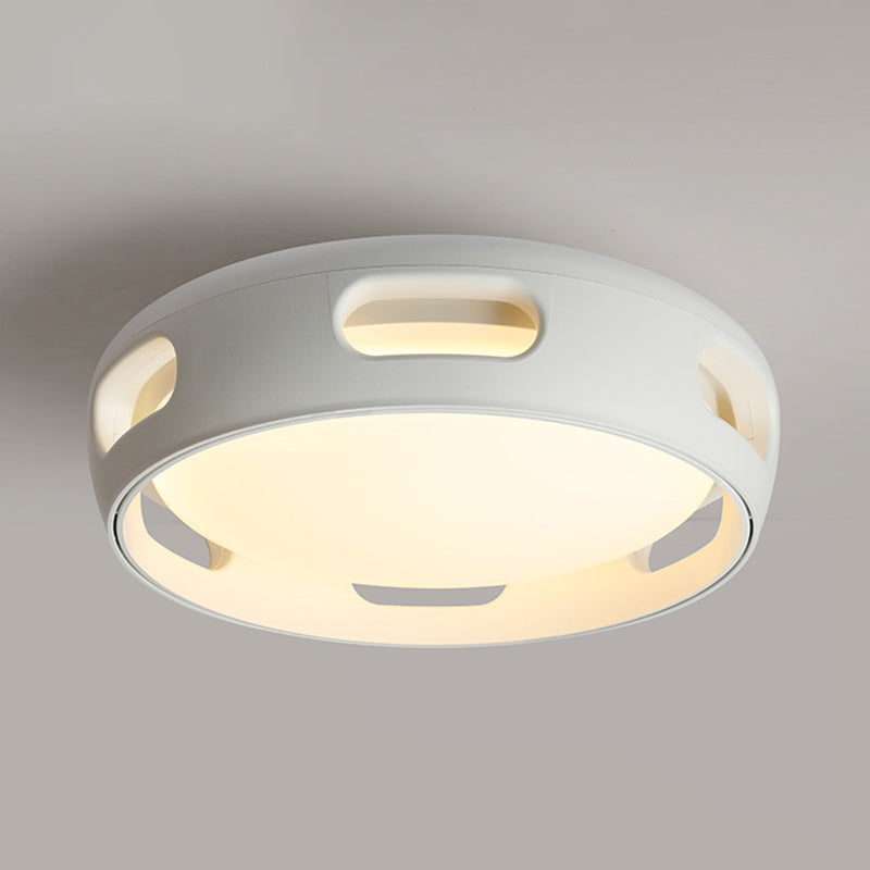 Ceiling Fan Light Acrylic 14.96 in White Nordic Hallway Living Room Bedroom Dimmable LED Remote Control | Thomler