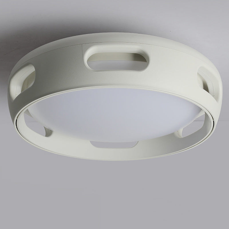 Ceiling Fan Light Acrylic 14.96 in White Nordic Hallway Living Room Bedroom Dimmable LED Remote Control | Thomler