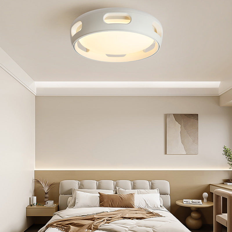 Ceiling Fan Light Acrylic 14.96 in White Nordic Hallway Living Room Bedroom Dimmable LED Remote Control | Thomler