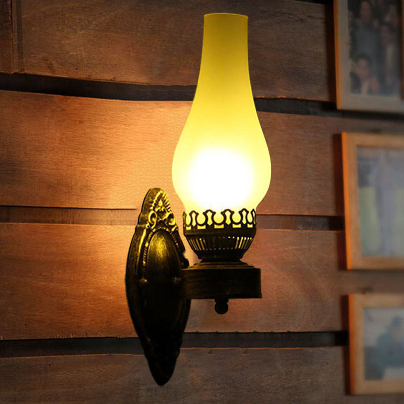 Wall Lamp Glass Bronze 42.0 cm Hallway Bedroom Retro Vintage Oil Style E26 Indoor Mood Lighting Fixture | Thomler