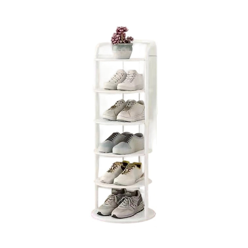 Metal Shoe Rack Tower – Vertical Round Organizer for Entryway & Closet – 5 to 8 Tier Storage | Thomler