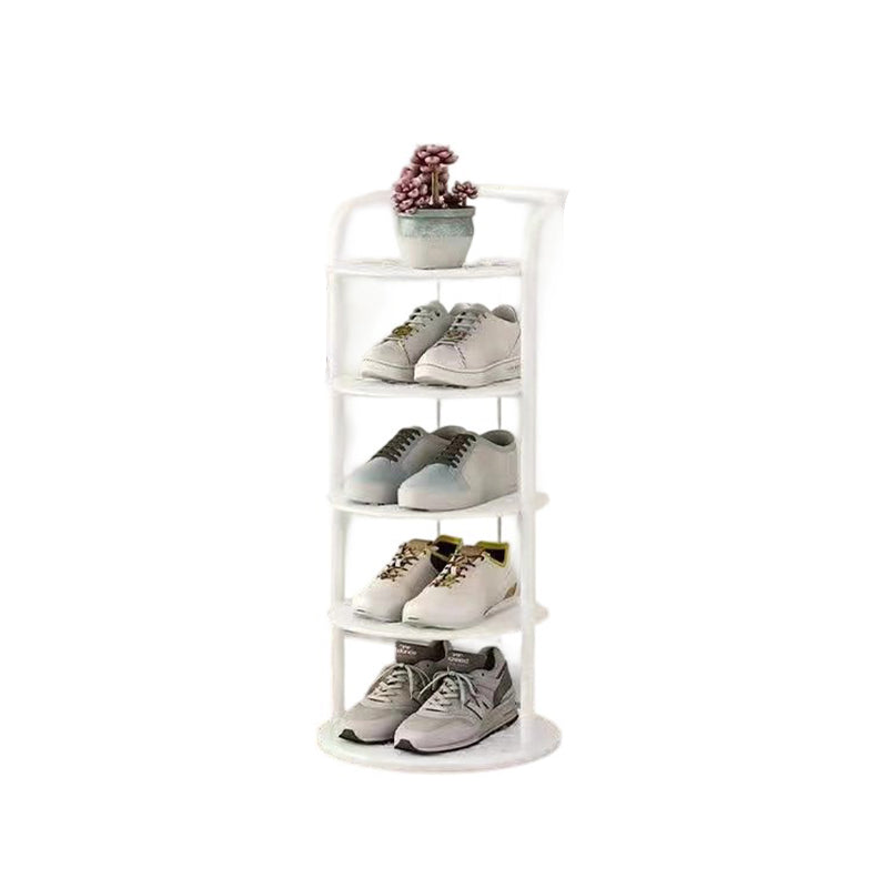 Metal Shoe Rack Tower – Vertical Round Organizer for Entryway & Closet – 5 to 8 Tier Storage | Thomler