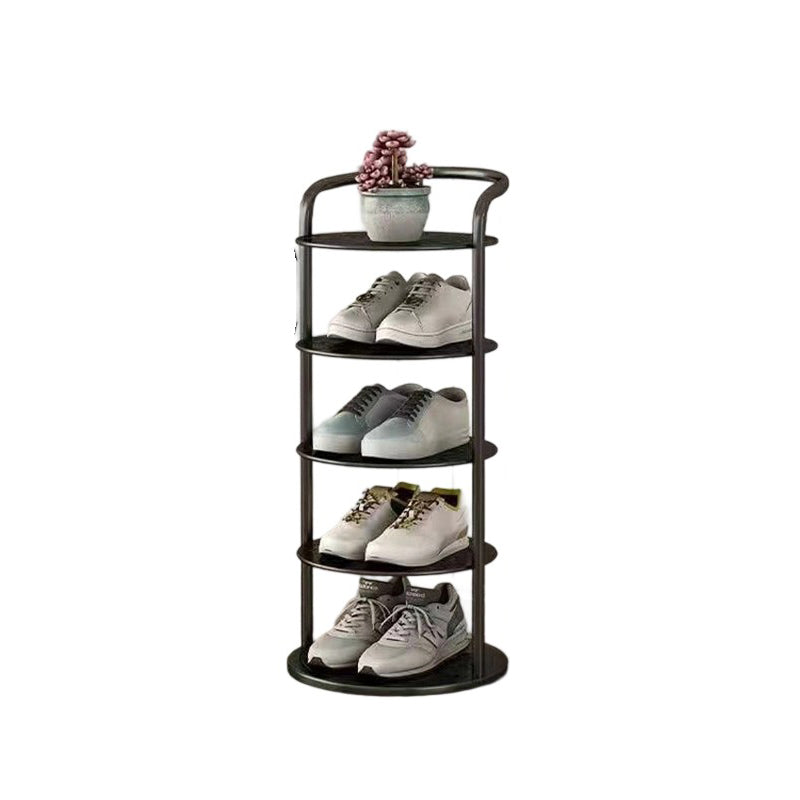 Metal Shoe Rack Tower – Vertical Round Organizer for Entryway & Closet – 5 to 8 Tier Storage | Thomler