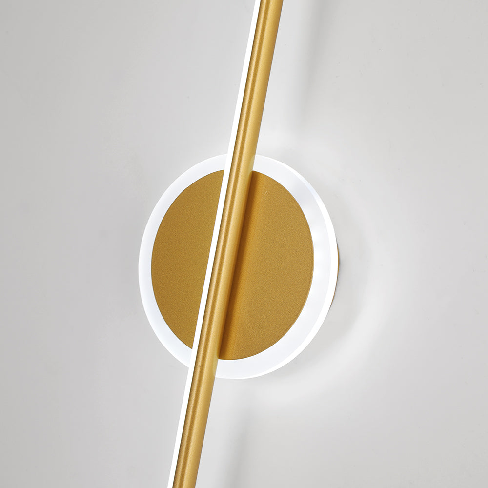 Wall Lamp Metal Silicone E27 Black Gold Living Room Bedroom Accent Lighting Three Colour LED Fixture | Thomler