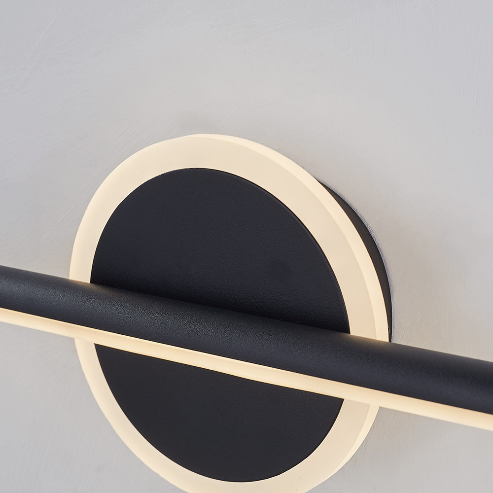 Wall Lamp Metal Silicone E27 Black Gold Living Room Bedroom Accent Lighting Three Colour LED Fixture | Thomler
