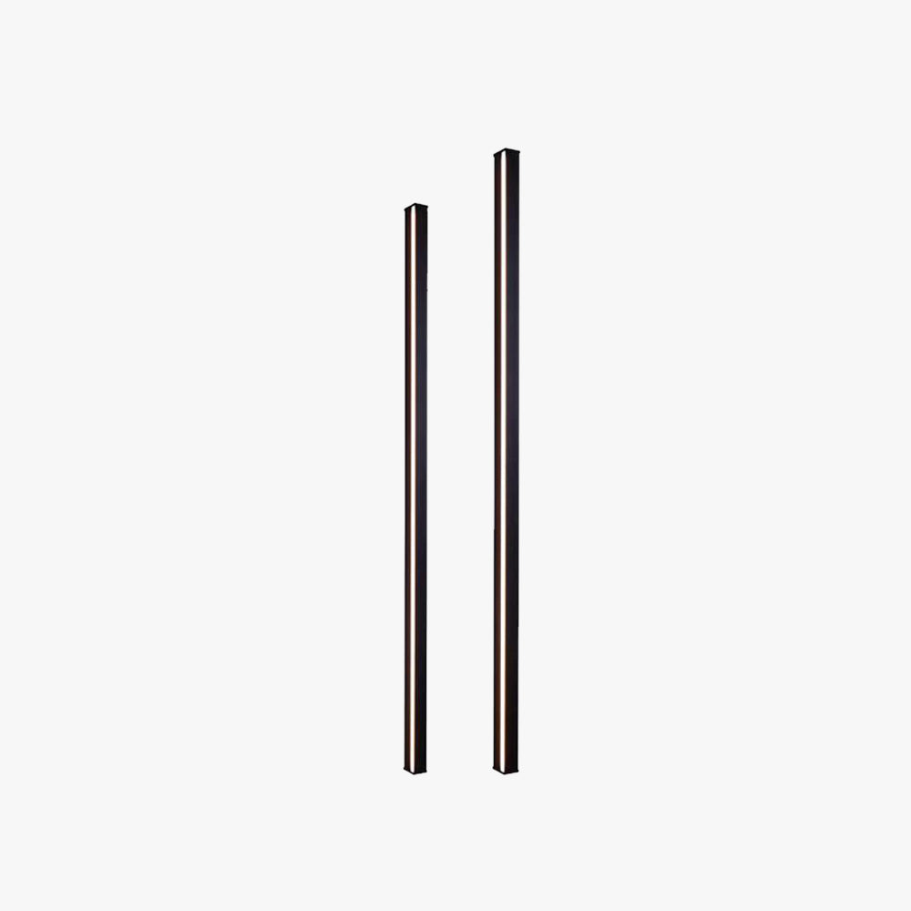 Contemporary Linear LED Wall Light Metal & Acrylic Bedroom Accent 24-47 in | Thomler