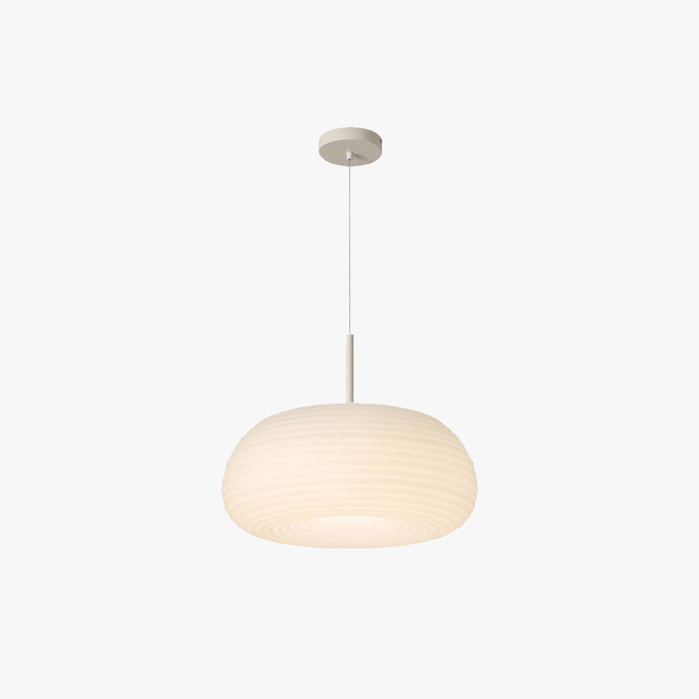 Cylindrical Overhead Fixture in Frosted Material for Modern Interiors | Thomler