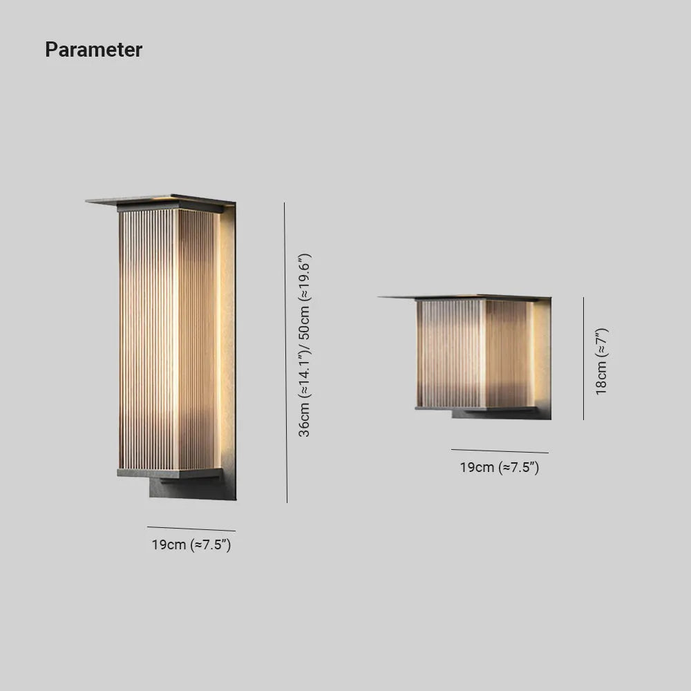 Weatherproof Linear Sconce for Exterior Walls – Hardwired LED Fixture in Matte Finish for Patios & Entryways | Thomler
