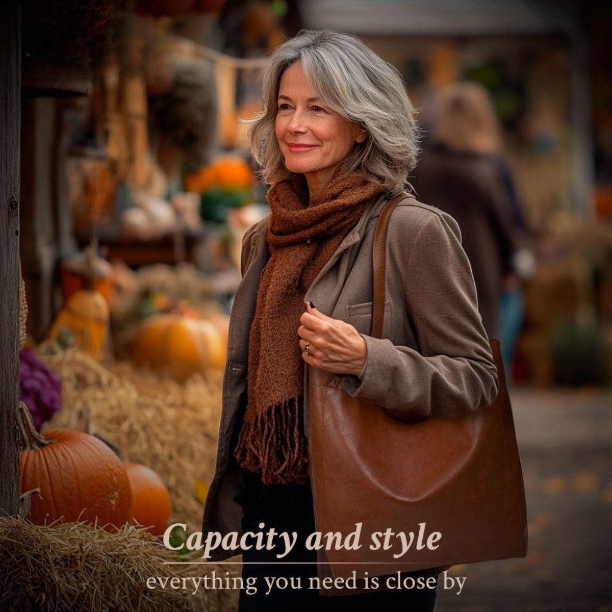 Handcrafted Leather Shoulder Bag for Women – Timeless Classic Tote with Adjustable Strap – Everyday Carry Purse for Work & Travel | Thomler