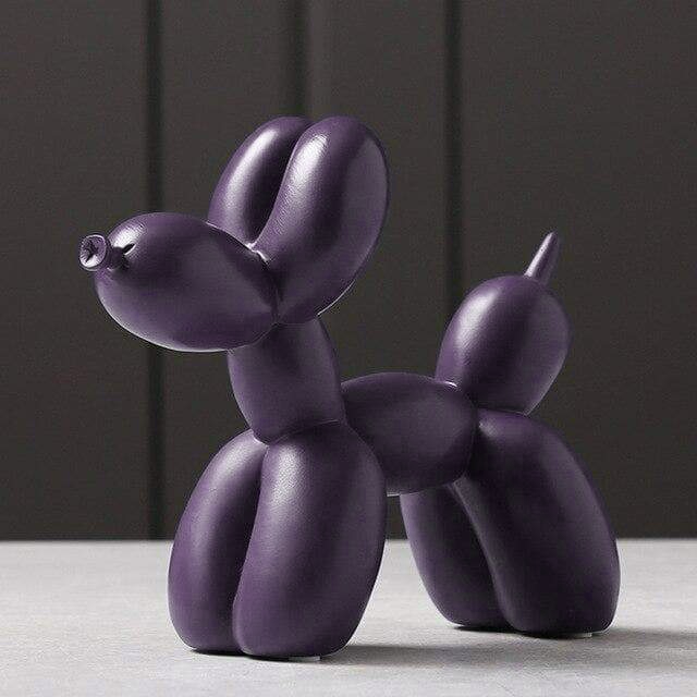 Balloon Dog Sculpture Resin 20.0 cm Modern Living Room Shelf Decor Contemporary Art Object Kids Room Ornament | Thomler
