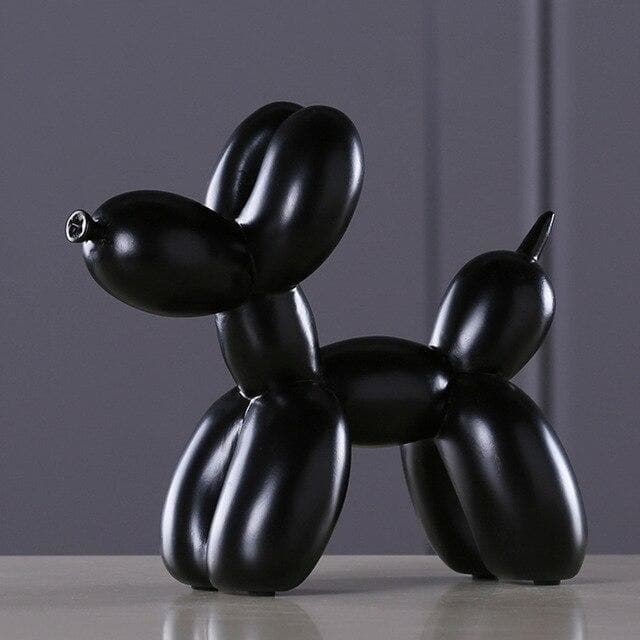 Balloon Dog Sculpture Resin 20.0 cm Modern Living Room Shelf Decor Contemporary Art Object Kids Room Ornament | Thomler
