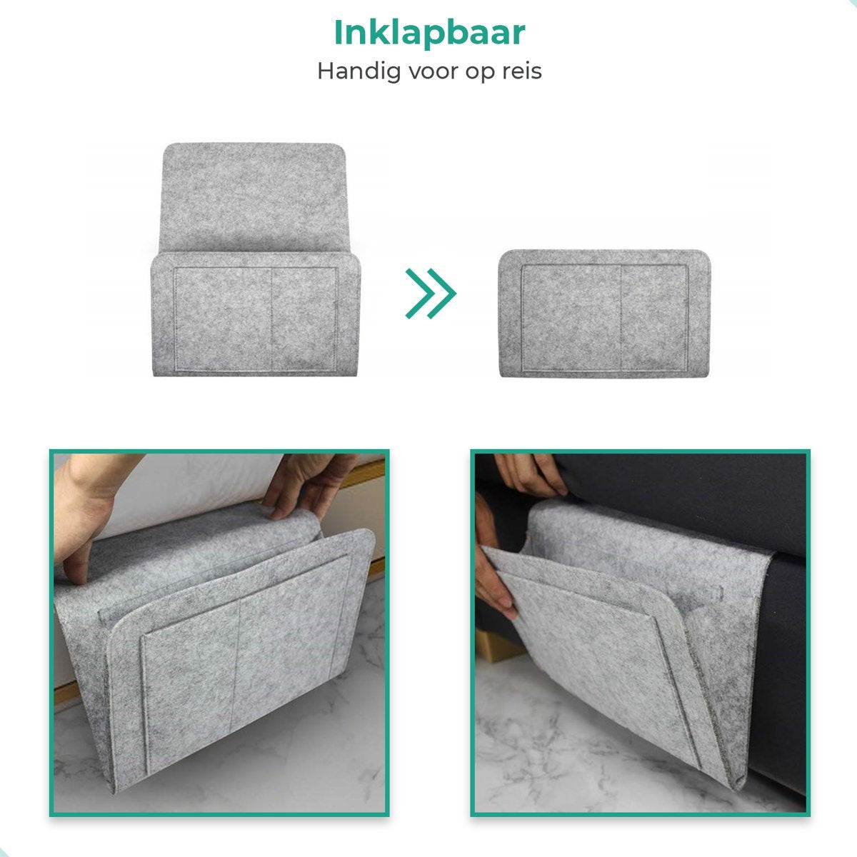 Bedside Storage Organizer for Mattress & Couch – Keep Essentials Close at Hand | Thomler