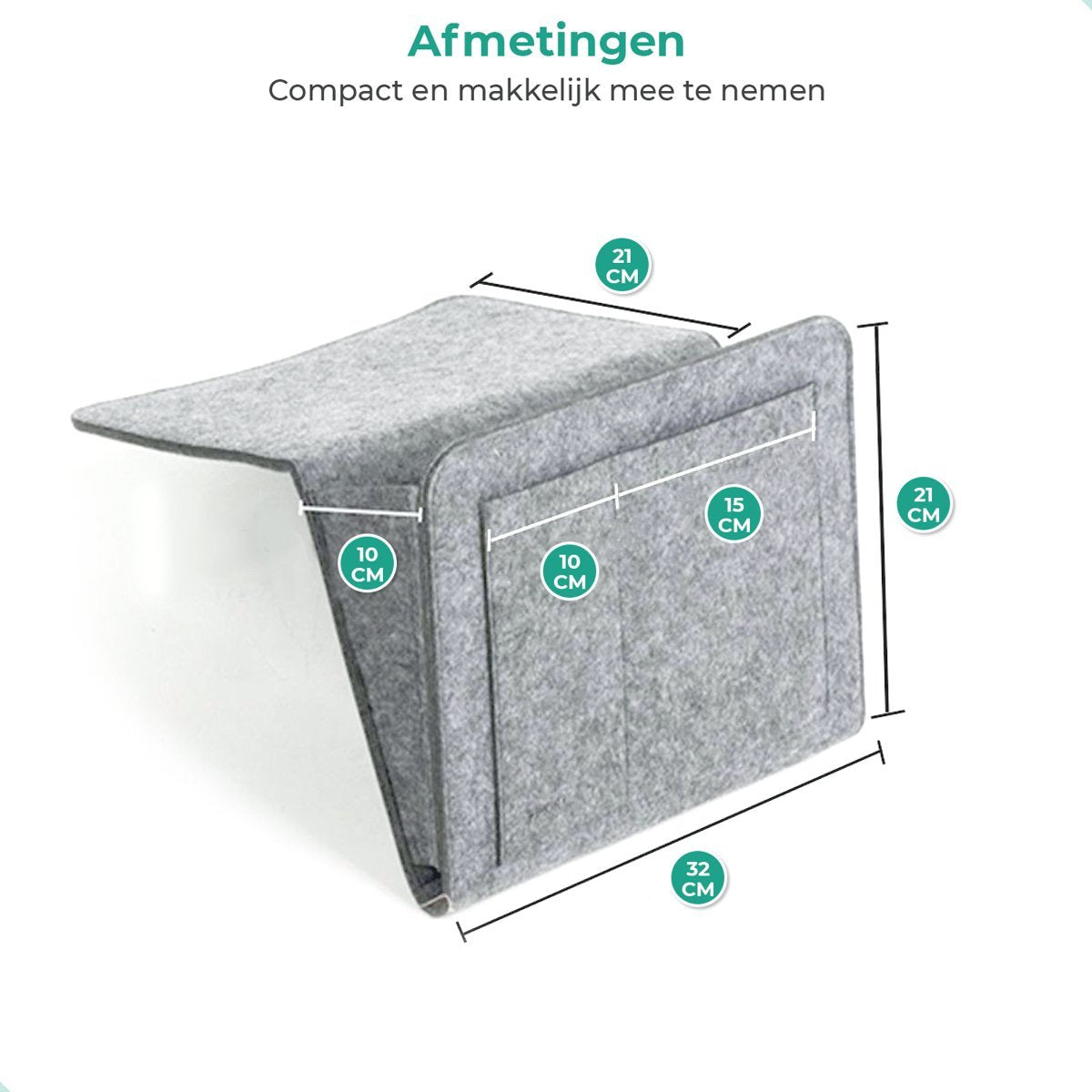 Bedside Storage Organizer for Mattress & Couch – Keep Essentials Close at Hand | Thomler