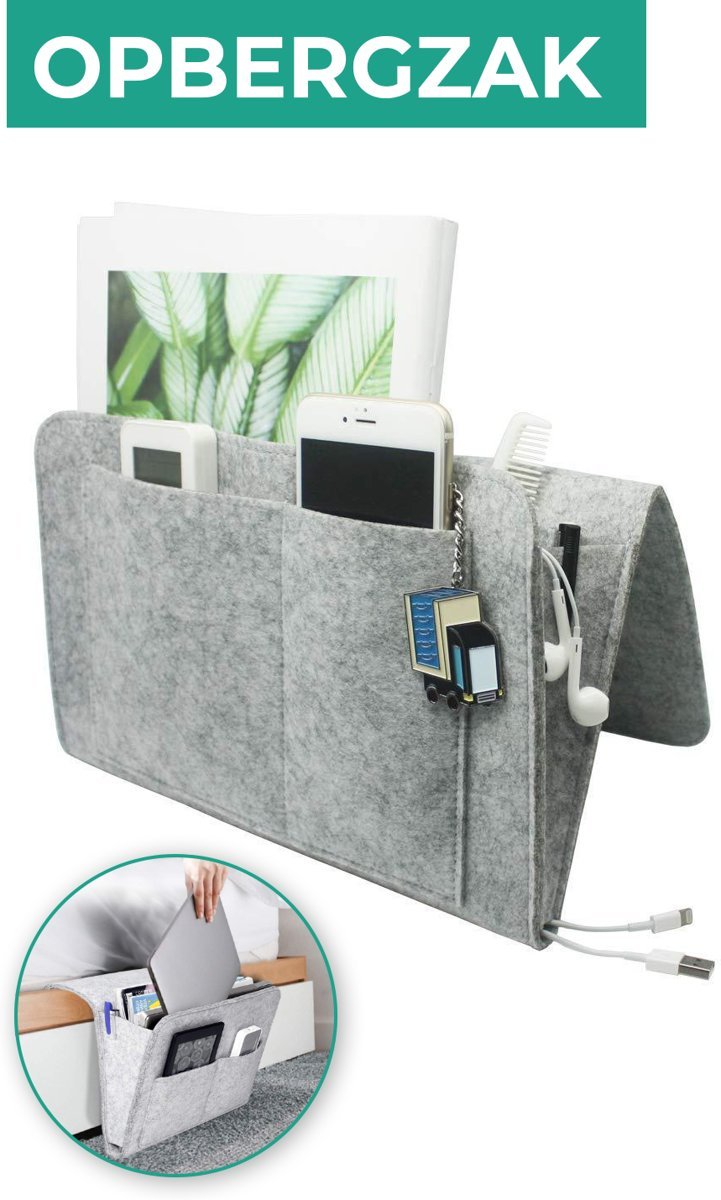 Bedside Storage Organizer for Mattress & Couch – Keep Essentials Close at Hand | Thomler