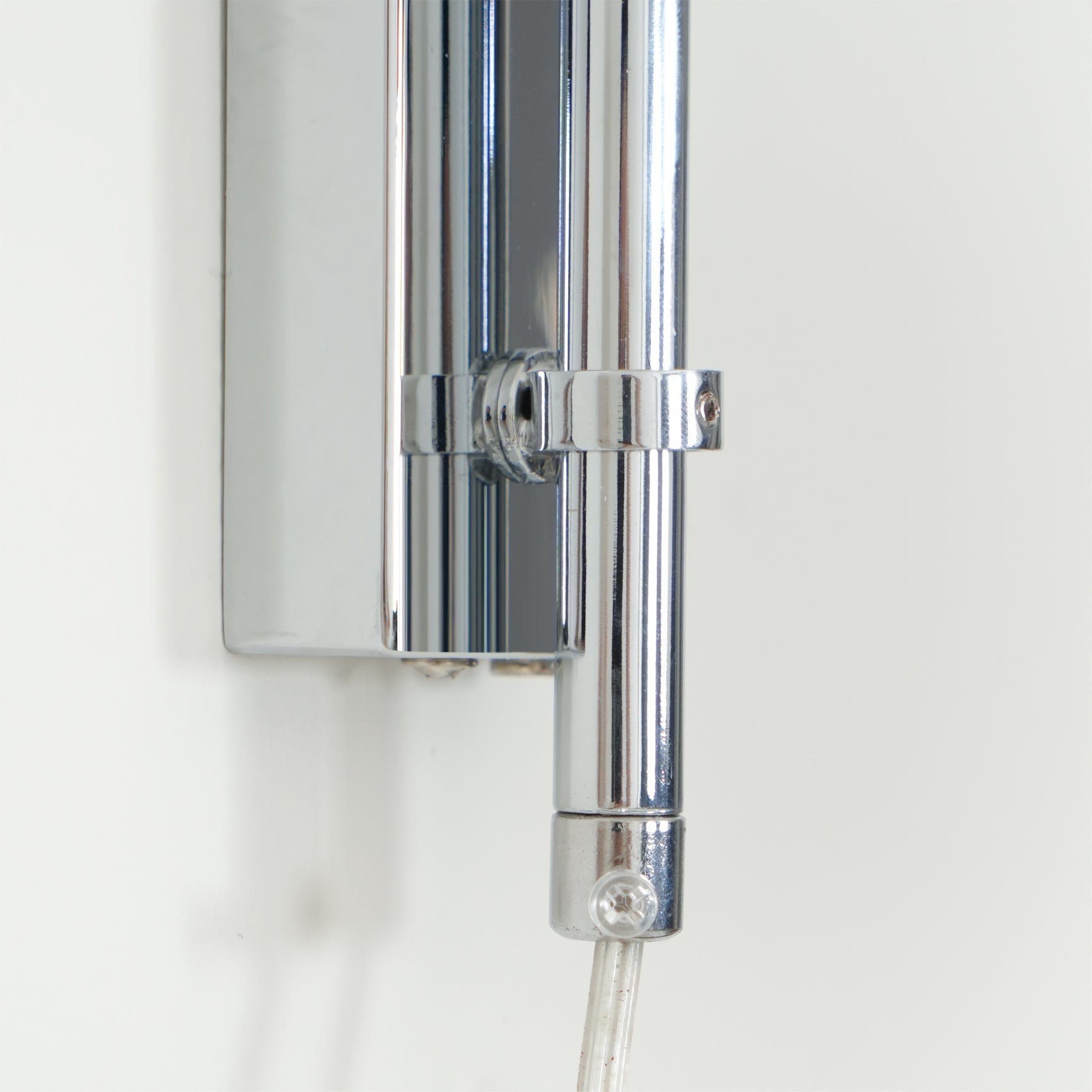 Wall Lamp Metal Adjustable 25.6 in Chrome Indoor LED E26 E27 Reading Light | Thomler