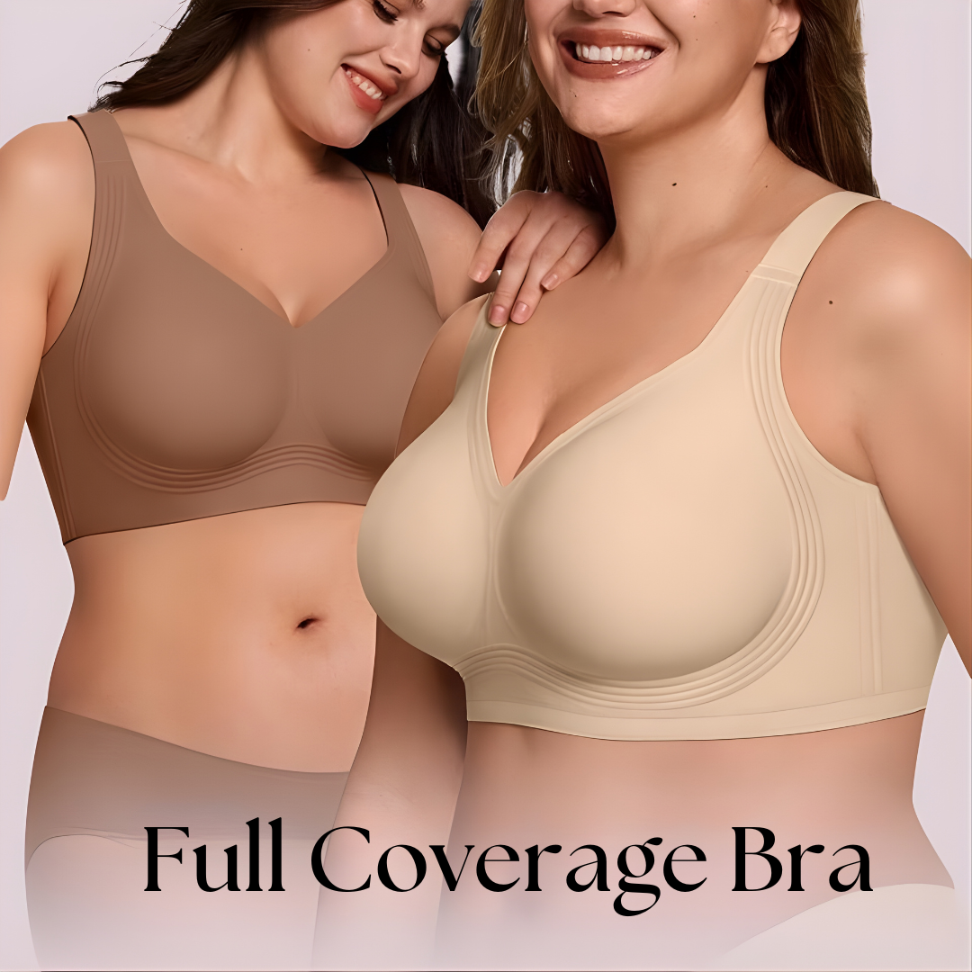 Wireless Push-Up Comfort Bra with Silicone Support Bands for All-Day Lift and Shape | Thomler