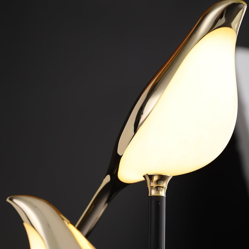 Metal Bird Wall Sconce LED Fixture Gold Decorative Light for Living Room Bedroom Hallway Modern Home Accent Lighting | Thomler