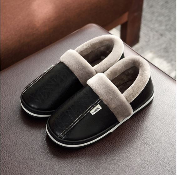 Waterproof Plush-Lined House Slippers with Anti-Slip Sole for Indoor & Outdoor Winter Comfort | Thomler