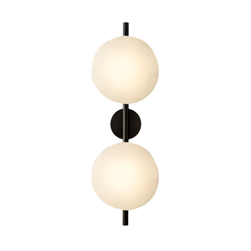 Wall Lamp Glass 7.9 in LED Black Or Gold Bedroom Hallway Decorative Modern Sconce Lighting Fixture | Thomler