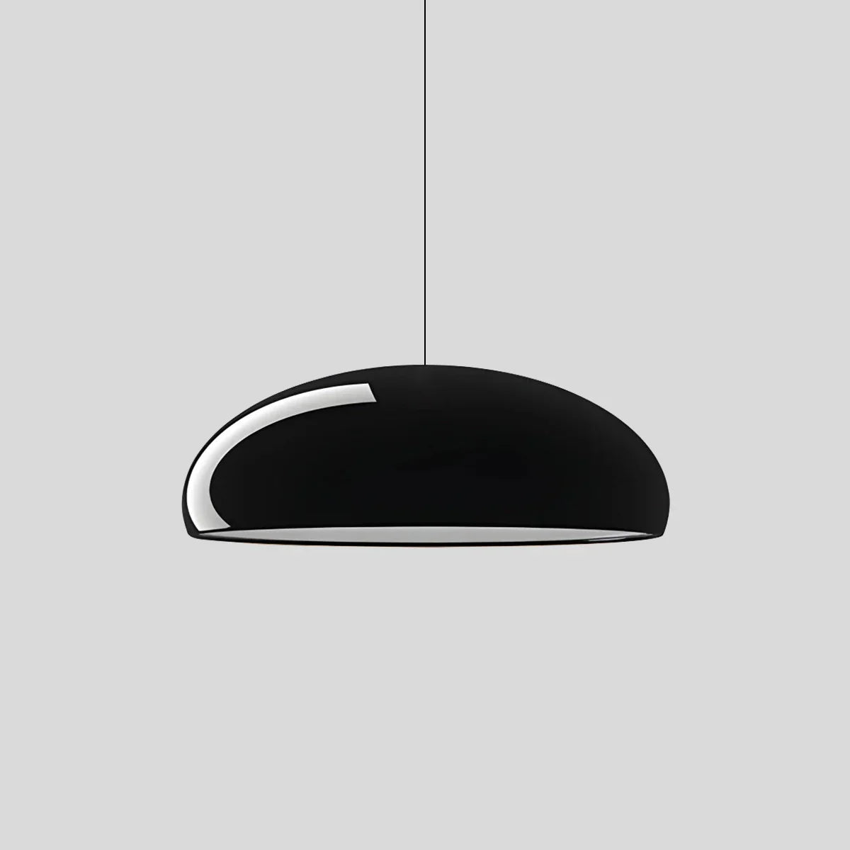 Pendant Light Metal Acrylic LED Black Dining Table Kitchen Island Modern Hanging Ceiling Lamp | Thomler