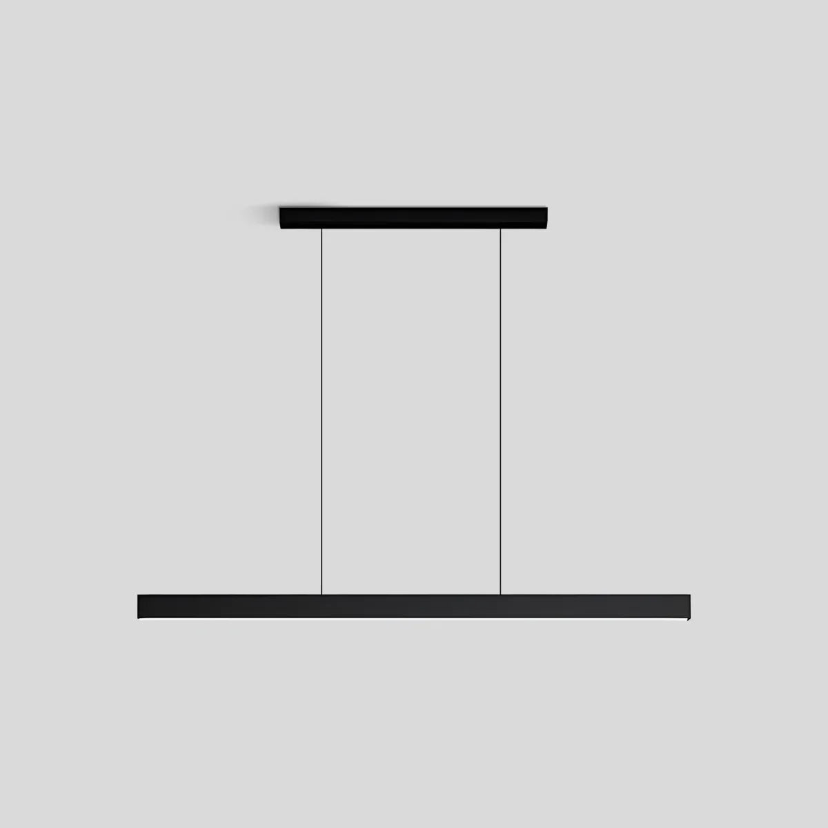 Pendant Light Aluminium Integrated LED Black Kitchen Island Dining Table Minimalist Linear Ceiling Light Adjustable | Thomler