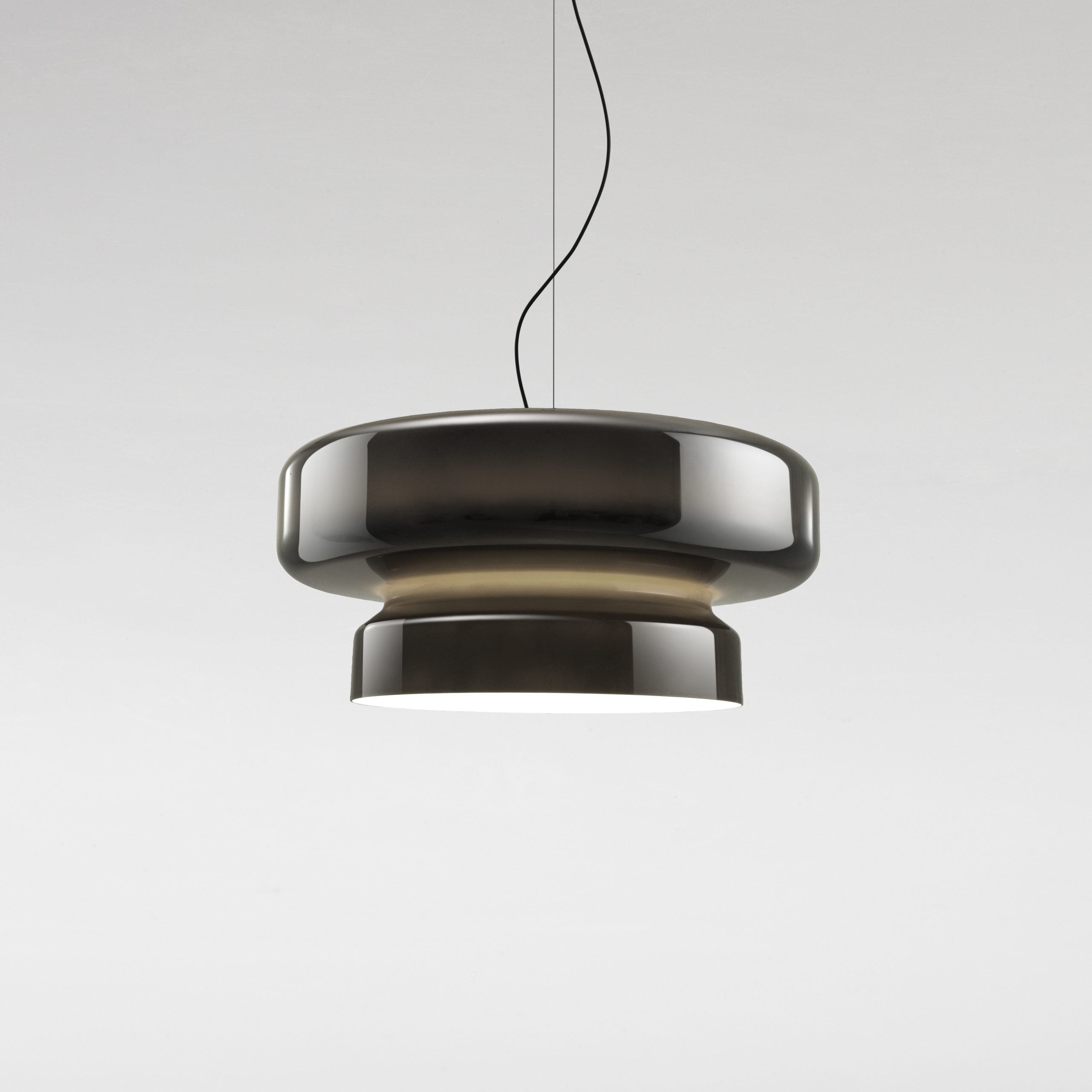Pendant Light Glass Metal LED 40.0 cm Adjustable Brown Dining Room Kitchen Island Ceiling Lamp | Thomler