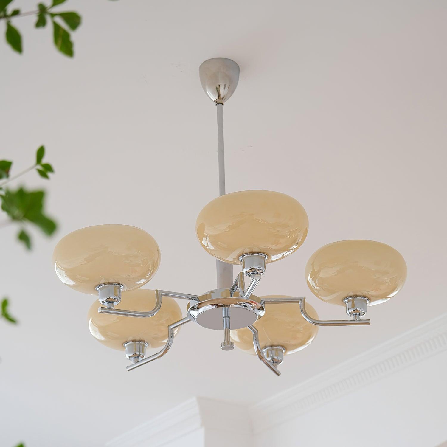 Pendant Light Glass Globe 12 in Modern Kitchen Dining Room Island Hanging Fixture Clear Globe Bulb Included | Thomler