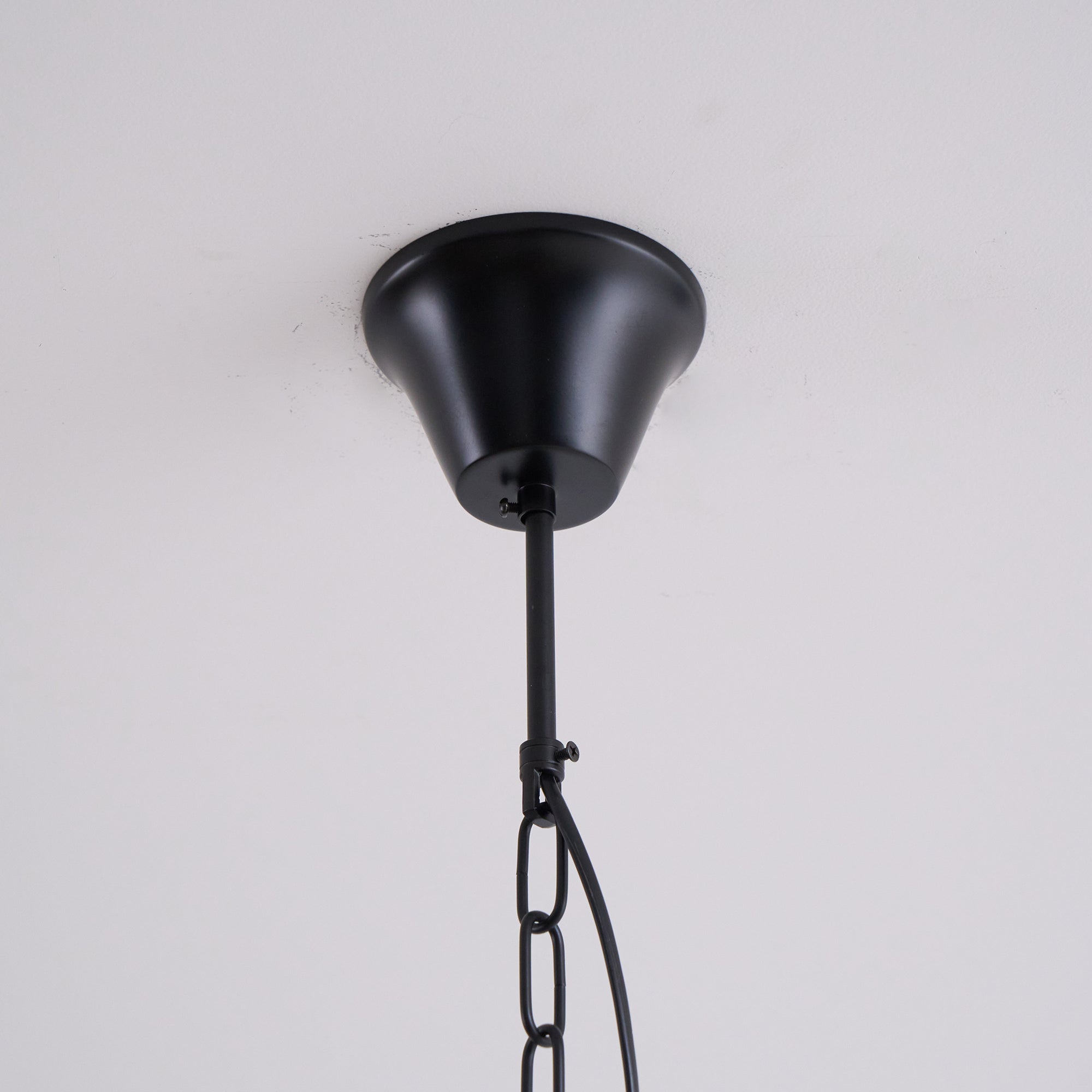 Pendant Light Glass Globe E12 Metal Frame Vintage Indoor Dining Room Hanging Ceiling Fixture | Thomler