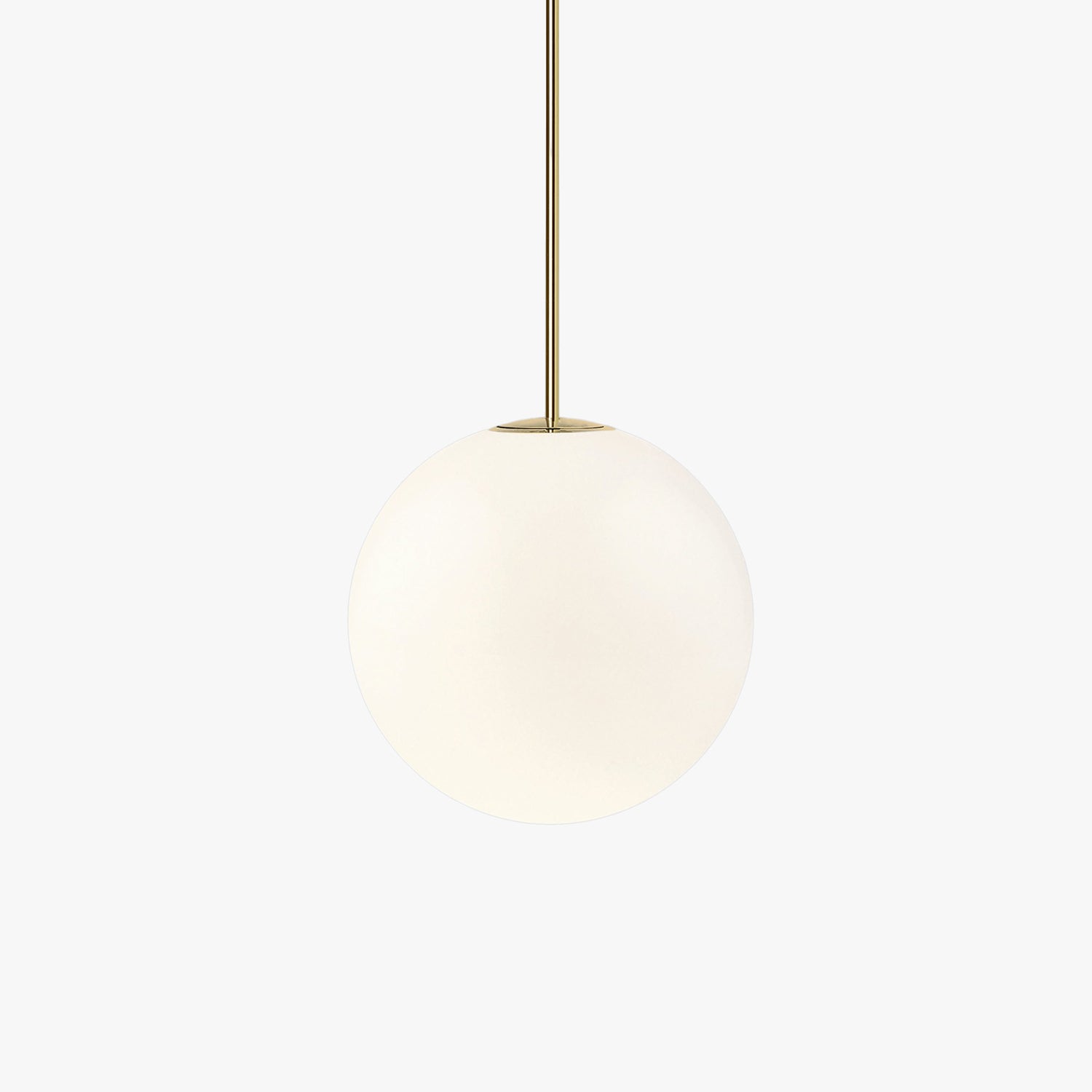 Pendant Light Brass Frosted Glass Globe Ceiling Hallway Dining Room Hanging Lamp Minimalist Scandinavian Modern Lighting | Thomler