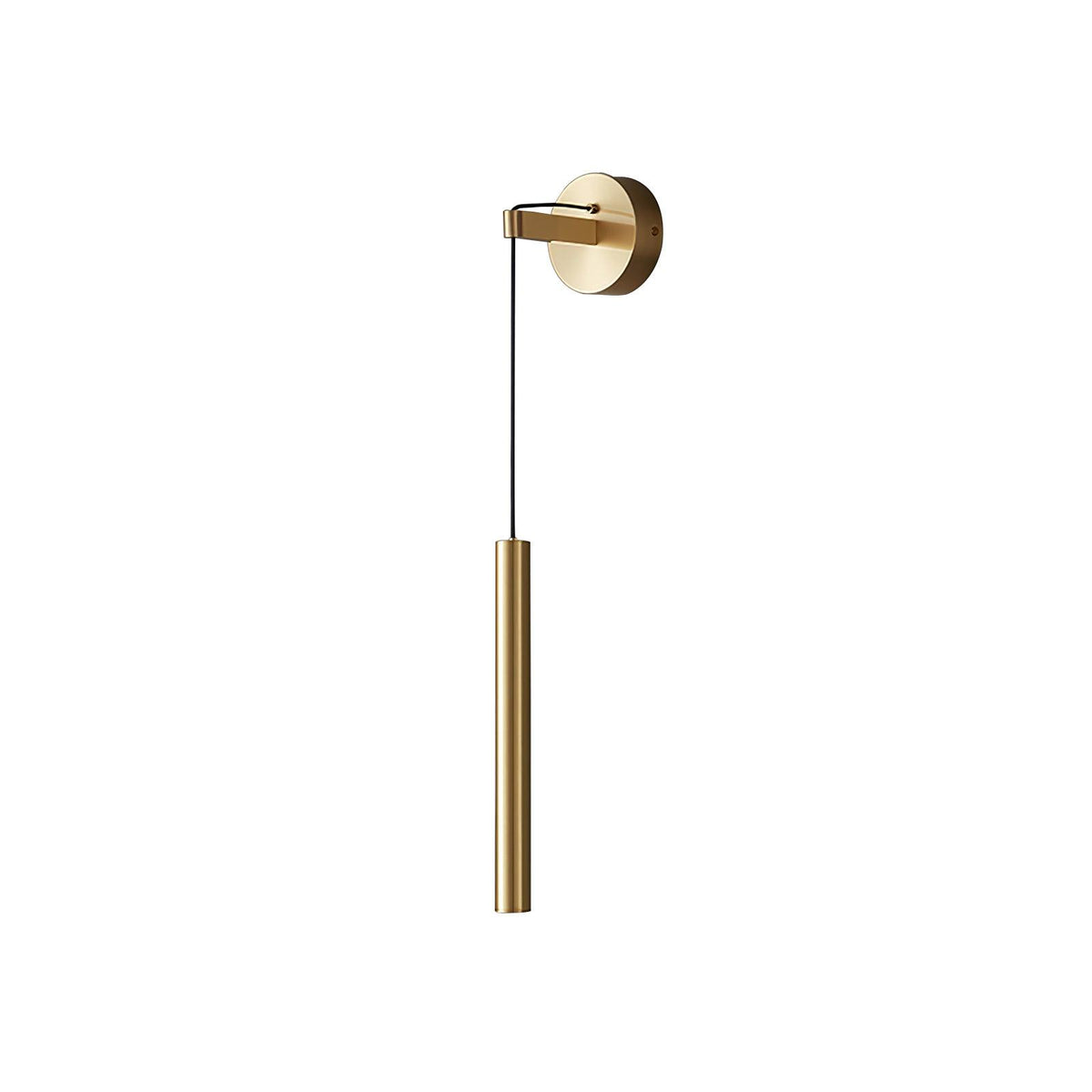 Modern Minimalist Vertical Bar LED Wall Sconce – Brass or Black Finish | Thomler