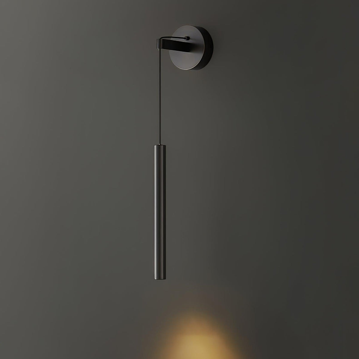 Modern Minimalist Vertical Bar LED Wall Sconce – Brass or Black Finish | Thomler