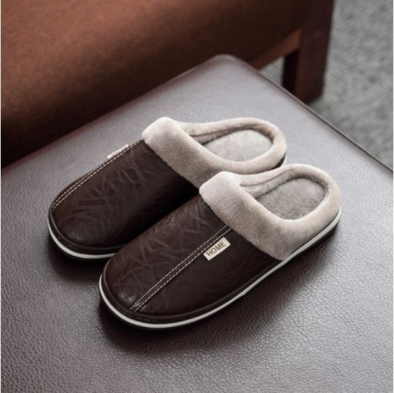 Waterproof Plush-Lined House Slippers with Anti-Slip Sole for Indoor & Outdoor Winter Comfort | Thomler