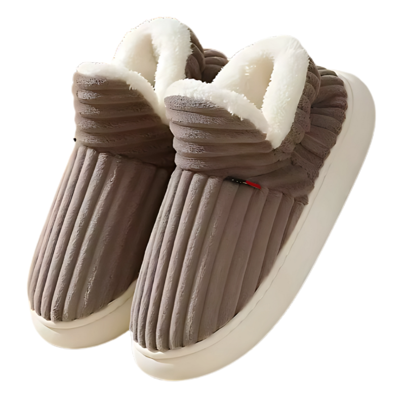 Memory Foam Slippers – Plush Indoor House Shoes with Non-Slip Sole for Men & Women – Cozy Winter Footwear | Thomler