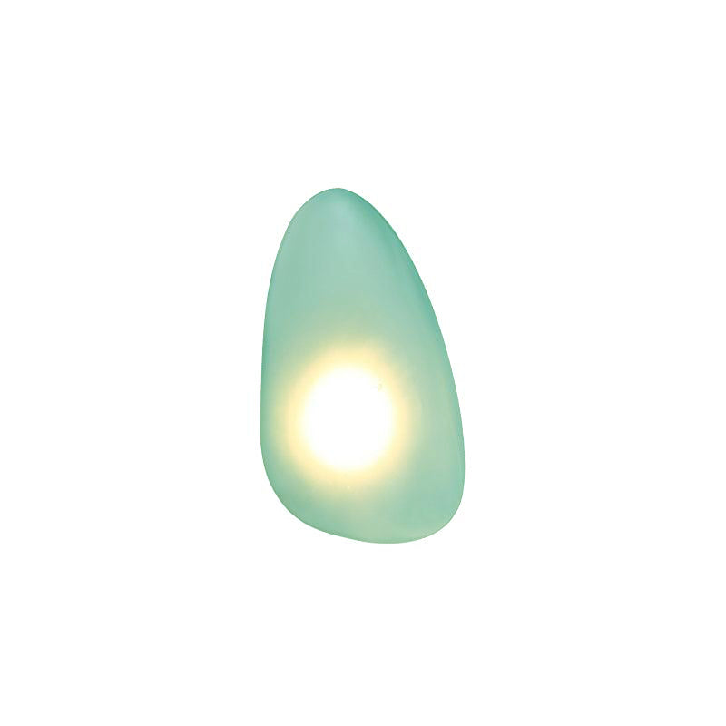 Pebble Glass Wall Lamp 8.6 in LED Indoor Wall Ceiling Light Sculptural Modern Fixture Ambient Lighting | Thomler