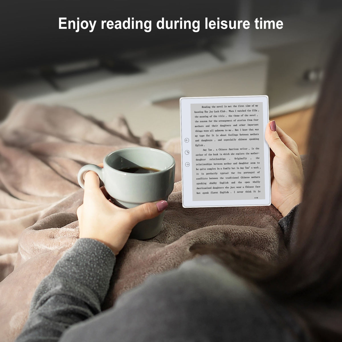 6-Inch Digital Reading Device with E-Ink Screen, WiFi & Long Battery Life for Books & Audiobooks | Thomler