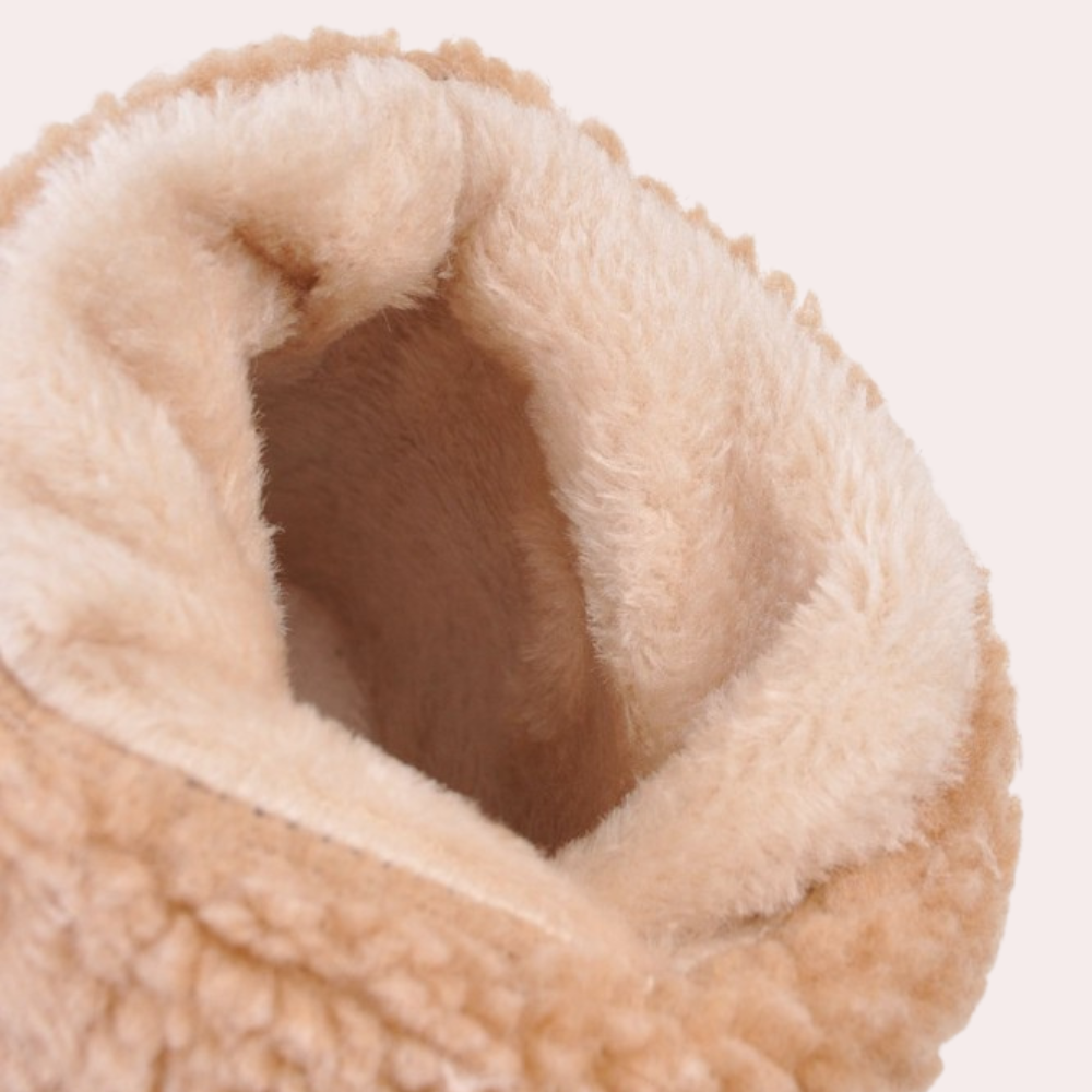 Heeled Ankle Boots with Faux Fur Lining – Winter Fashion Footwear for Women | Thomler