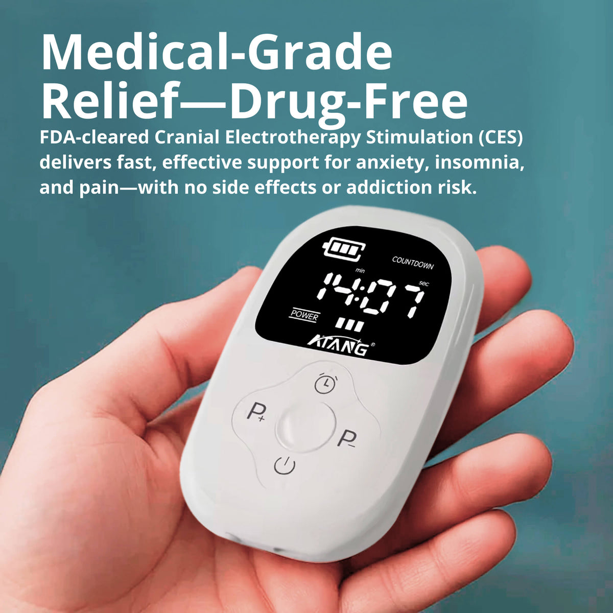 Rechargeable Microcurrent Sleep & Relaxation Device for Better Rest & Calm | Thomler