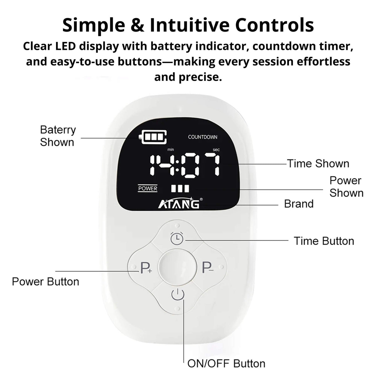 Rechargeable Microcurrent Sleep & Relaxation Device for Better Rest & Calm | Thomler