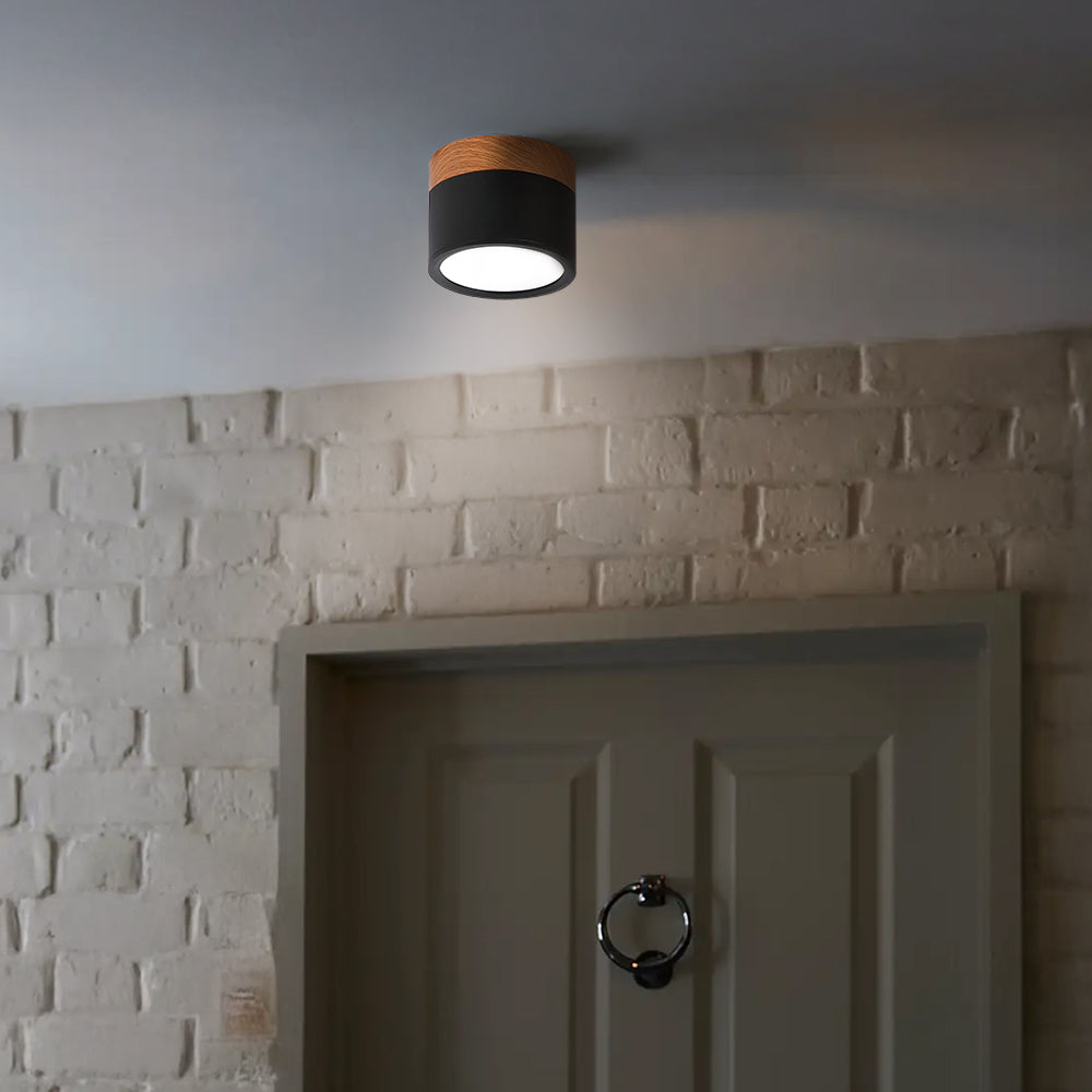Ceiling Light Aluminium Wood LED 5W 7W Modern Hallway Living Room Surface Mount Lamp | Thomler