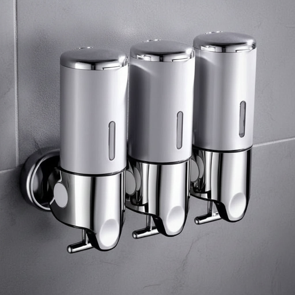 Wall-Mount Soap Dispenser – Sleek Hands-Free Bathroom Organizer for Liquid Soap, Shampoo & Lotion | Thomler