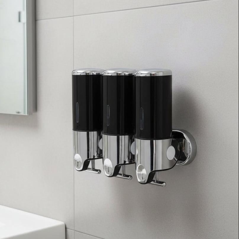 Wall-Mount Soap Dispenser – Sleek Hands-Free Bathroom Organizer for Liquid Soap, Shampoo & Lotion | Thomler