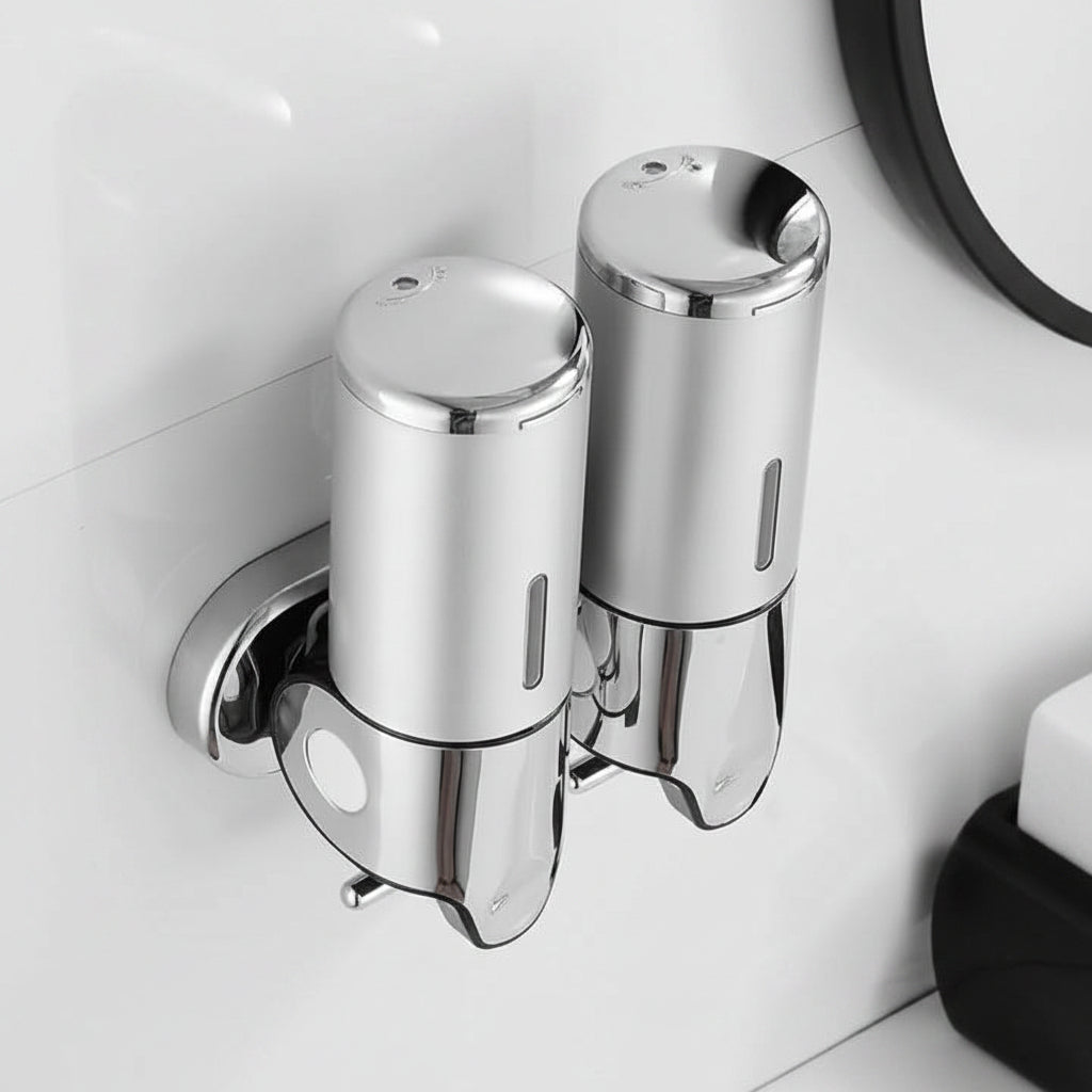 Wall-Mount Soap Dispenser – Sleek Hands-Free Bathroom Organizer for Liquid Soap, Shampoo & Lotion | Thomler