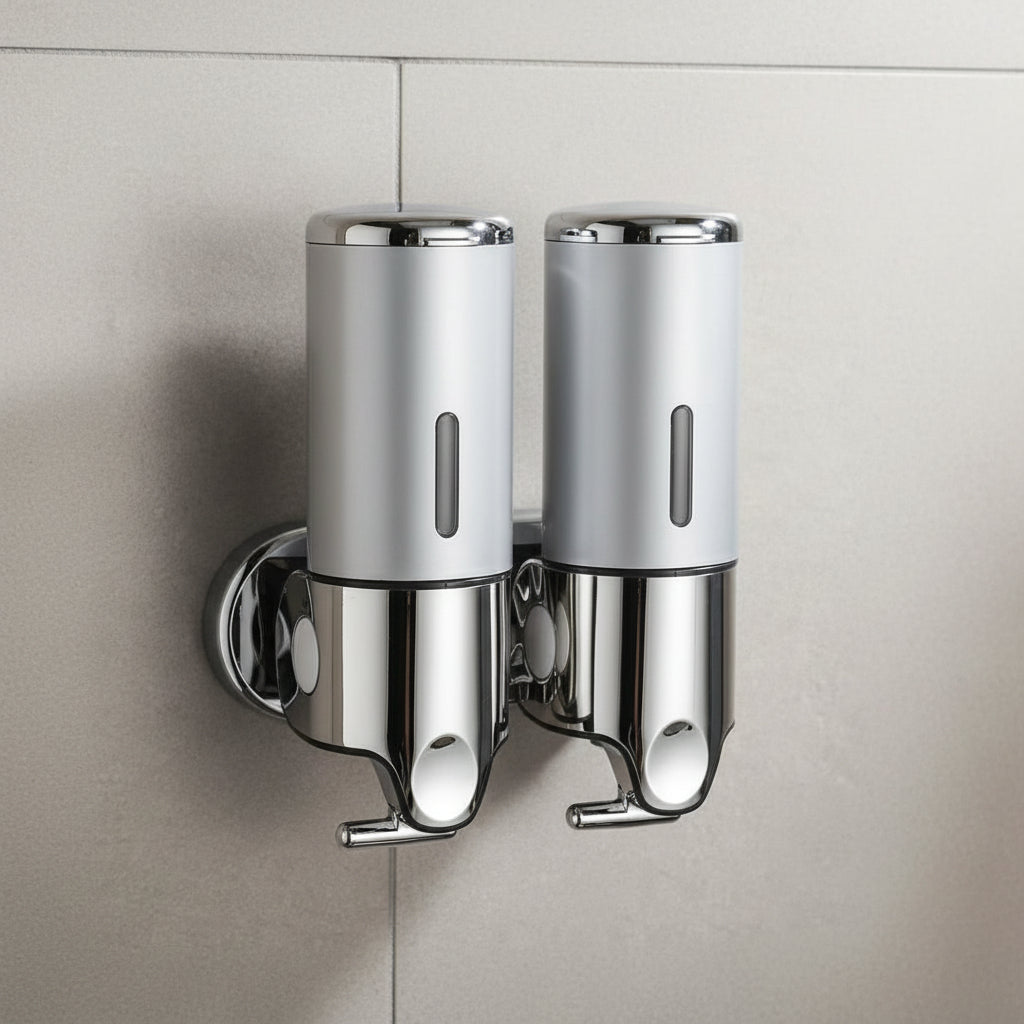 Wall-Mount Soap Dispenser – Sleek Hands-Free Bathroom Organizer for Liquid Soap, Shampoo & Lotion | Thomler