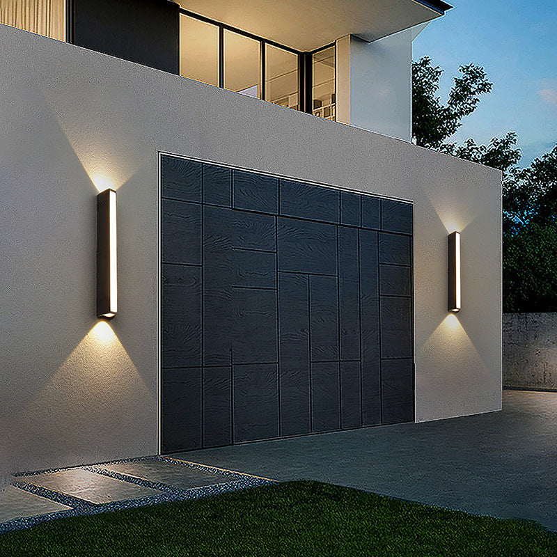 Outdoor Wall Light LED Waterproof Aluminum Modern Black for Patio Garden Entryway Exterior Lighting Fixture | Thomler