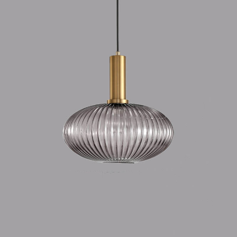Pendant Light Glass Shade 12.6 in Adjustable Cord Dining Room Kitchen Island Modern Hanging Ceiling Fixture | Thomler
