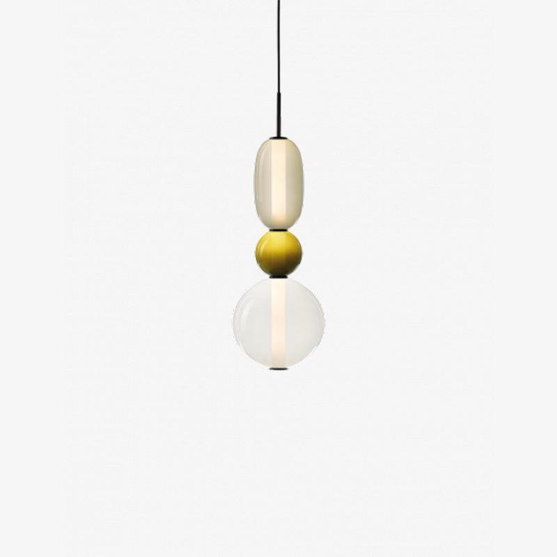 Pendant Light Coloured Glass 76.0 cm Smoky Dining Room Kitchen Island Hanging Ceiling Lamp | Thomler